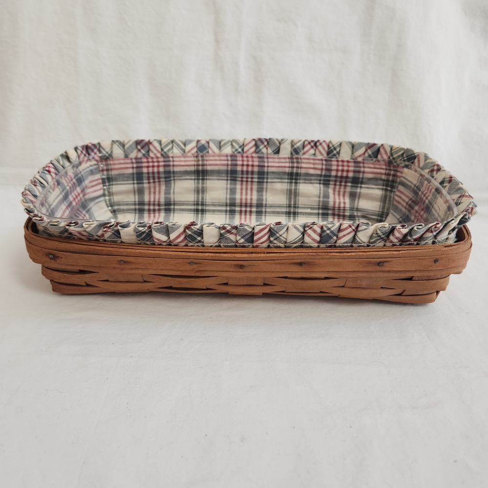 Longaberger Long Rectangle Bread Basket